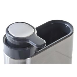 Dosificador DKD Home Decor Plateado Negro 13 x 16 x 18 cm Dosificador DKD Home Decor Plateado Negro 13 x 16 x 18 cm