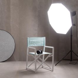 Silla Director Verde-Blanco 56 X 53 X 84 cm