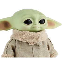 Mattel Star Wars GWD87 Peluche Baby Yoda El Niño con Movimiento y Sonido 28cm