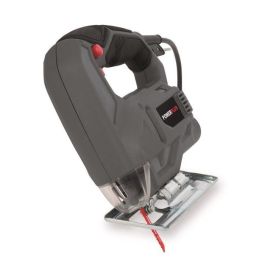 Powerplus POWE30010 Sierra de calar 450 W, 3000 rpm, corte madera 55 mm, plástico 5 mm, ángulo ajustable 90°/45°