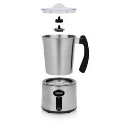 Princess 243005 Espumador de Leche 650W para Capuchinos | Espuma Fría, Caliente y Calentar | Acero Inoxidable 230/500ml