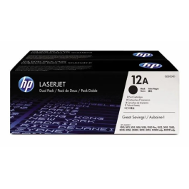 HP Cartucho de Tóner Negro 12A (Q2612AD) Paquete de 2 para HP LaserJet Precio: 163.50000007. SKU: S8410061