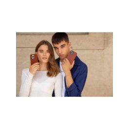 dbramante1928 Roskilde iPhone 14 Funda de cuero MagSafe - Slim, piel plena flor, Tan