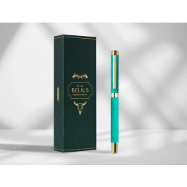 Belius Roller Wild West Verde Dorado Tinta Negra Caja de Diseño