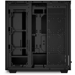 Sharkoon Rebel C50 Caja ATX Full Tower Negra, Diseño Modular, Paneles Perforados para Gran Flujo de Aire, Soporte Radiadores 360mm, USB-C