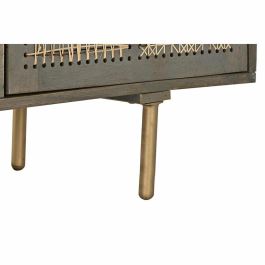 Buffet Moderno DKD Home Decor Gris Natural 40 x 75 x 160 cm