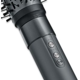 Severin WL 0683 Cepillo de Aire Caliente Kit de Peluquería 1500W - Secado, Alisado, Iónico, 4 Cabezales, Antracita/Plata