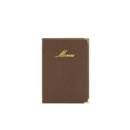 Porta Menú Marrón A5 Classic 25x18 cm - Inde (10 Unidades) Porta Menú Marrón A5 Classic 25x18 cm - Inde (10 Unidades) Precio: 52.5000003. SKU: B1F4RFJLVX