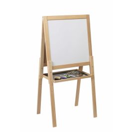 Jeujura Pizarra JEU3225280874807 Multifuncional Grande Blanca Tiza Magnética de Madera