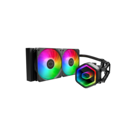 Cooler Master MasterLiquid 240 Core II Kit de refrigeración líquida 12 cm Negro MLW-D24M-A18PA-R1 Compatible con LGA 1150, 1151, 1156, 1200, 1700, 1851, AM4, AM5 Cooler Master MasterLiquid 240 Core II Kit de refrigeración líquida 12 cm Negro MLW-D24M-A18PA-R1 Compatible con LGA 1150, 1151, 1156, 1200, 1700, 1851, AM4, AM5