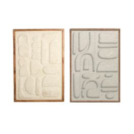 DKD Home Decor Cuadro Scandi Moderno Beige Algodón Acacia 105 x 75 cm (2 Unidades) Precio: 208.68999954. SKU: B1JTGVK3Q4