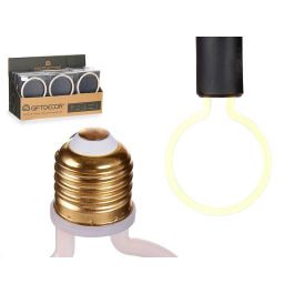 GIFTDECOR Bombilla LED Forma Bola Cristal Metal Blanco 9.3x13.5x3 cm 85-265V 4W E27 Luz Cálida (Set de 12) Precio: 57.49999981. SKU: S3611203