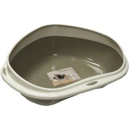 Aime Caja de Arena Corner + Rim para Gatos | Gran Arenero de Plástico con Borde Antiproyecciones | Higiénico y Fácil de Limpiar | 58x48x20.5 cm Precio: 25.4999998. SKU: B14JT6A2QJ