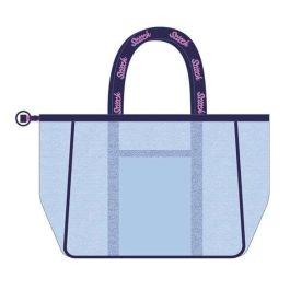 Cerdá Bolsa de Playa Stitch Premium Infantil Azul - Ideal para Vacaciones, con Gran Capacidad: 62.0 x 39.0 x 20.0 cm