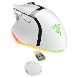 Razer Basilisk V3 Pro Ratón Inalámbrico Óptico Bluetooth USB-C Blanco 30000 DPI para Gaming con Diseño Ergonómico Mano Derecha