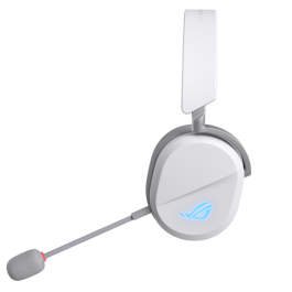 ASUS ROG Pelta Auriculares Gaming Inalámbricos y Alámbricos para PC, PS5, Switch, Bluetooth, Retroiluminación RGB, Blanco