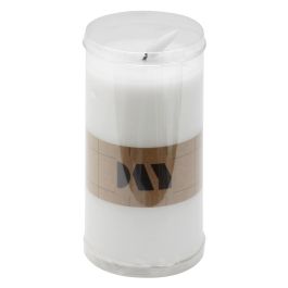 Day Vela LED Cilíndrica Luz Blanca Cálida, Diámetro 7,5 cm x Altura 12,5 cm