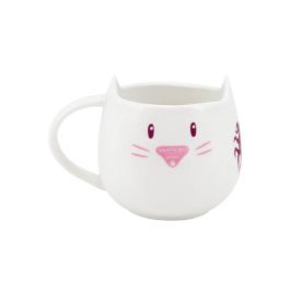 Taza con Plato Gorjuss Purrrrrfect love Cerámica Posavasos Taza