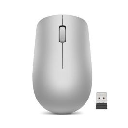 Lenovo Wireless (2.4 GHz), 1200 DPI, Optical sensor, Nano USB, 65 g, Platinum Grey