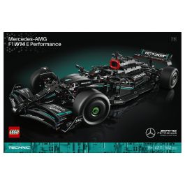 Lego Technic 42171 Mercedes-AMG F1 W14 E Performance Réplica de Coche de Carreras, Decoración de Escritorio