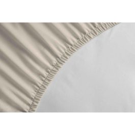 Home Linge Passion HP72114 Sábana Bajera Ajustable Microfibra 82g - 160x200cm - Bolsillo 30cm - Beige Marfil