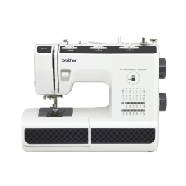 Brother Máquina de Coser HF27 Blanca - 27 Puntos, Enhebrado Automático, Brazo Libre, Iluminación LED