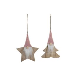 DKD Home Decor Decoración Colgante Navidad Fantasía Madera Rosa 2x20x16 cm 12 Unidades Surtido Aleatorio Precio: 17.3877. SKU: B1J4VNX2ZS
