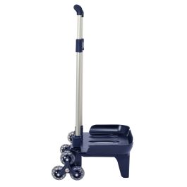 Safta Carro Portamochilas Escolar Plegable Triple Rueda Trolley para Niños Azul Marino - Medidas: 32x88x23,5 cm Precio: 19.89000057. SKU: B1AGVKDF34