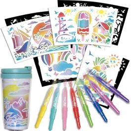 Blopens - LANSAY - Créa'mug - 9 plantillas - 1 taza - A partir de 6 años Blopens - LANSAY - Créa'mug - 9 plantillas - 1 taza - A partir de 6 años