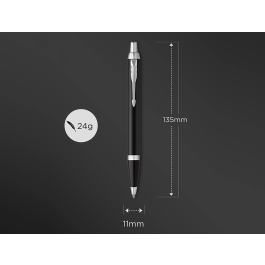 Parker Bolígrafo Retráctil IM Essential CT Negro Mate