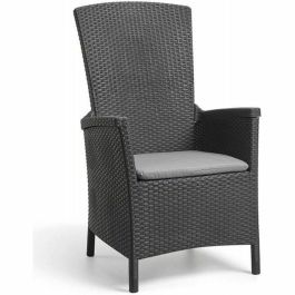 VERMONT Sillón multiposición en resina tejida de ratán - Gris VERMONT Sillón multiposición en resina tejida de ratán - Gris Precio: 102.50000024. SKU: B1KJP99LFQ