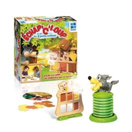 Megableu Ambience Game Esc O Wolf - Juego de Mesa Los 3 Cerditos y el Lobo Feroz para 2-3 Jugadores