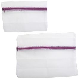 Je cherche une Idee Juego De 2 Protectores Lavado Ma Petite Buand Lila Fucsia Azul 38x30 cm 28x21 cm