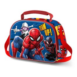 Marvel Spiderman Bolsa Portamerienda Infantil 3D Best Team Isotérmica Azul con Bandolera Ajustable 10x26x20 cm Precio: 16.50000044. SKU: B1DLNSFCAZ