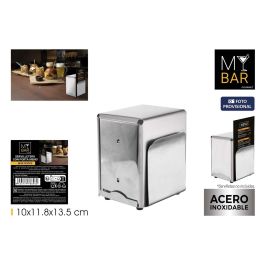 Inde Servilletero con Porta Menú Inoxidable My Bar - 11,8 cm Ancho x 14,8 cm Alto (12 Unidades) Precio: 89.51999991. SKU: B19CMBQTG9