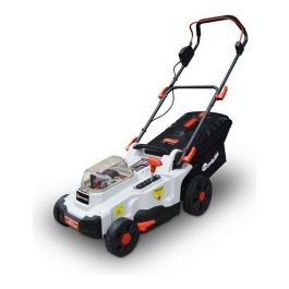 ELEM Cortacésped Recargable 40V Batería Litio 2Ah Ancho Corte 37cm Mulching Motor Inducción Colector 35L Baterías y Cargador Incluidos