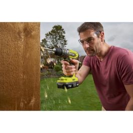 Ryobi R18PD2-215G Taladro de Impacto Inalámbrico Compacto 18V, Mandril 10mm, con 2 Baterías 1.5Ah y Cargador