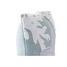 DKD Home Decor Cojin Mediterraneo Azul Blanco Lino 45 x 45 cm (2 Unidades) Precio: 30.68999956. SKU: B16RZYAMFC