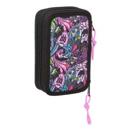 Plumier Escolar Safta Triple 37 Piezas Monster High 195x125x55 mm Plumier Escolar Safta Triple 37 Piezas Monster High 195x125x55 mm