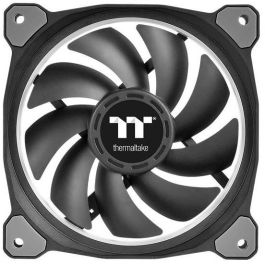 Thermaltake CL-F056-PL14SW-A Riing Plus 14 Ventilador Radiador LED RGB 140mm Negro (3 Unidades) - Carcasa Ordenador