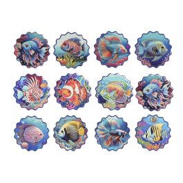 DKD Home Decor 72 Unidades Posavasos Atlantico Azul Marino Multicolor Dolomita Corcho 10.8 x 0.7 x 10.8 cm Precio: 153.58999964. SKU: B1GMYY43MP