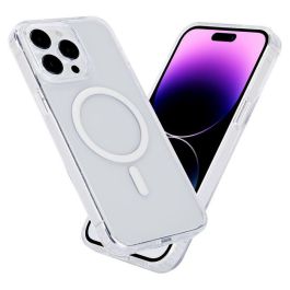 eSTUFF Funda Híbrida Magnética BERLÍN para iPhone 15 Pro Max - Transparente con MagSafe