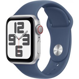 APPLE Watch SE GPS + Cellular 40mm Silver Aluminium Case with Denim Sport Band - M/L Precio: 367.88999962. SKU: B1JY84MDAC