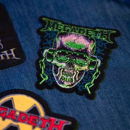 ERIK Set 3 Parches Megadeth de Poliéster para Coser o Pegar