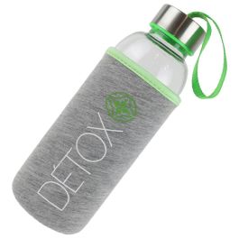 Cook Concept Botella 400 Ml Con Funda De Neopreno Transparente Cristal Azul Fucsia Verde