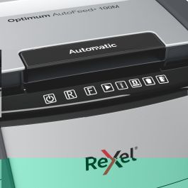 Trituradora de Papel Micro Corte Rexel Optimum Auto+ 100M Micro corte P-5 (2 x 15 mm)