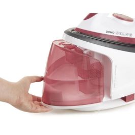 Domo DO7114S - Plancha con generador de vapor 5 bar, vapor continuo 120g/min, depósito 1.2L, suela cerámica, 2200W