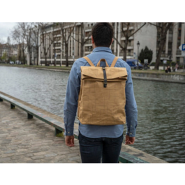 Exacompta Mochila Eterneco Cuero Imitación Vegetal 360x100x450 mm