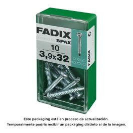 Fadix Tornillo Rosca Chapa CR Autotornillante 3.9x32mm - Caja con 10 Unidades