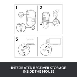 Logitech M185 Ratón Inalámbrico RF Plug & Play con Nano Receptor USB, Diseño Ergonómico, Batería hasta 1 Año, Gris Logitech M185 Ratón Inalámbrico RF Plug & Play con Nano Receptor USB, Diseño Ergonómico, Batería hasta 1 Año, Gris